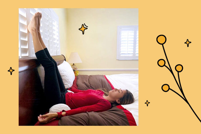 Bed Yoga: 7 Simple & Gentle Bedtime Stretches