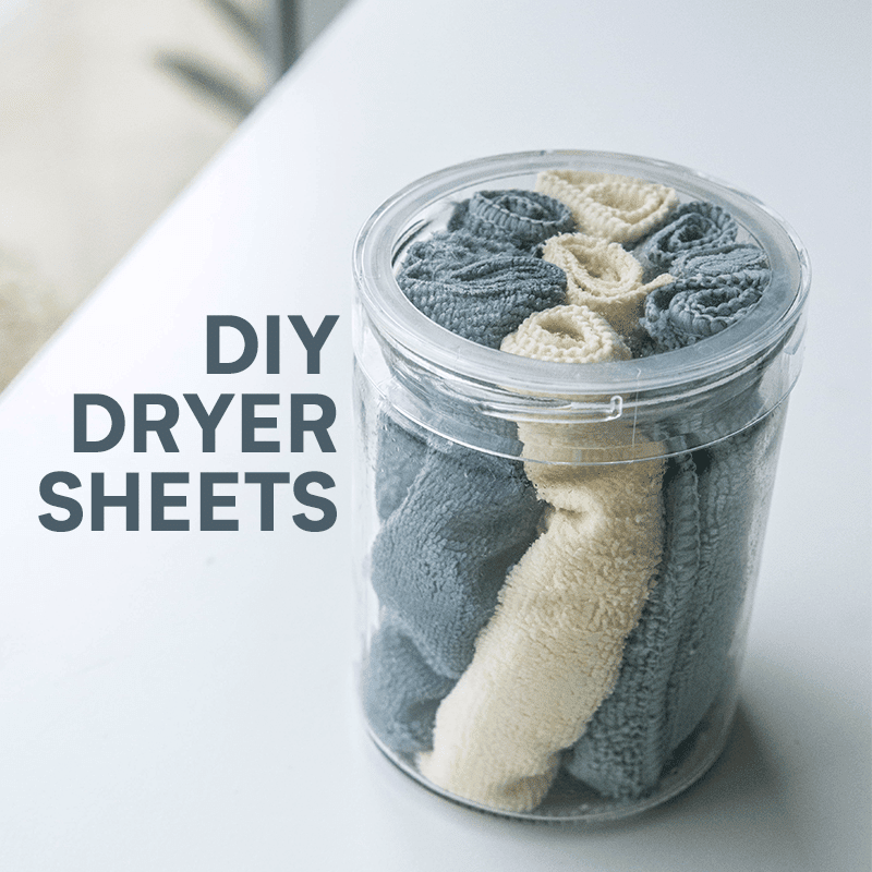 Nontoxic, Reusable DIY Dryer Sheets