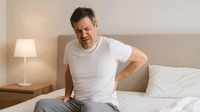 Woman laying on sheets