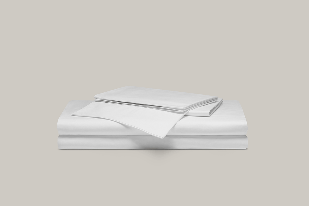 Percale Sheet Set, Queen, White